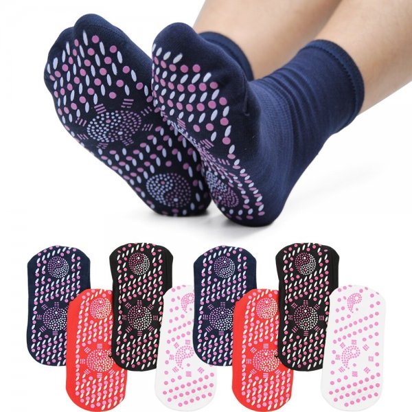 New Self-Heating Health Care Socks Tourmaline Magnetic Therapy ...