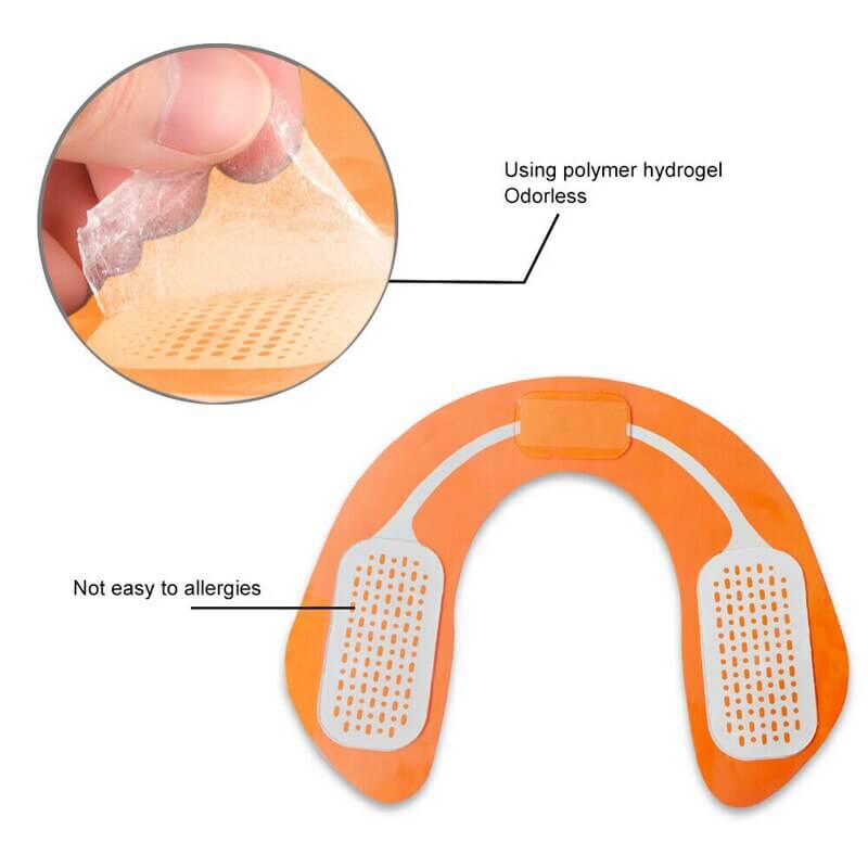 Gel Pad Ems Neck Massager, Trainer Electrode Piece, Hip Joint Exerciser  Replacement Body Massager Patch, Muscle Stimulator Sticker Gel Accessories  - Temu
